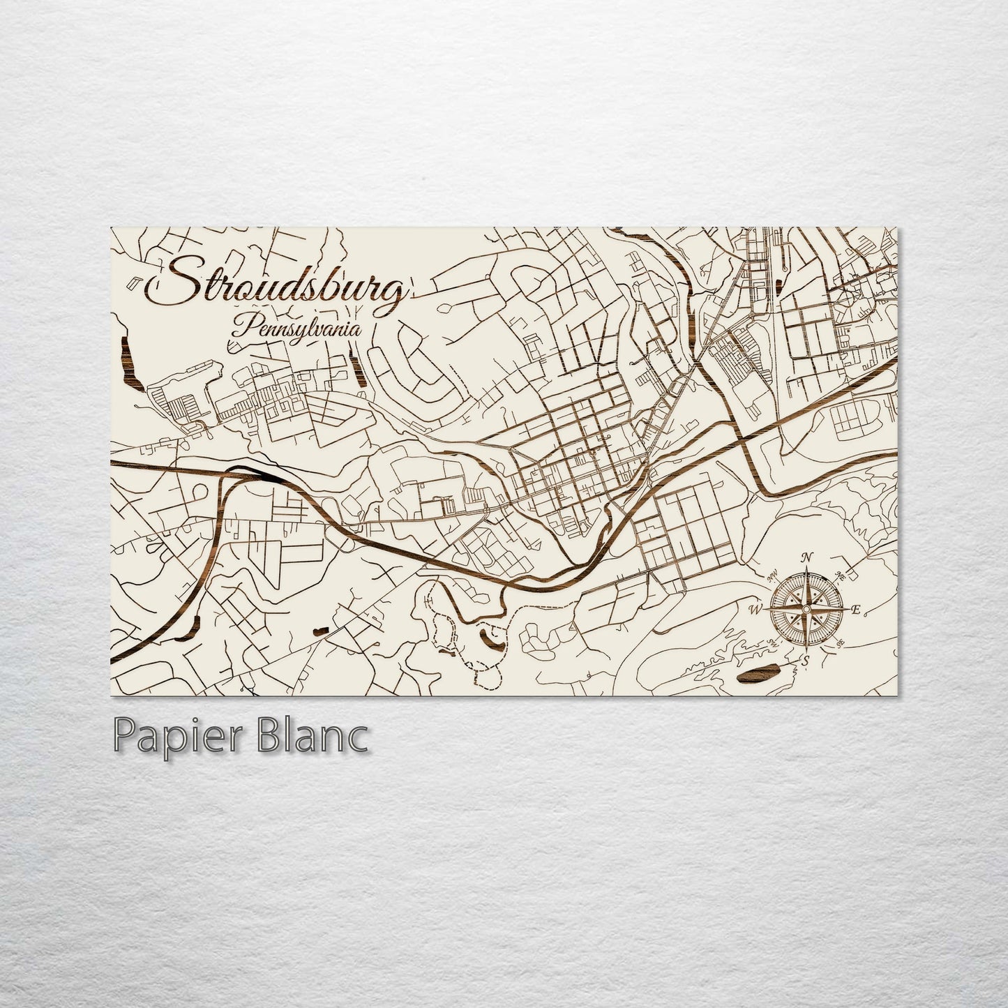 Stroudsburg, Pennsylvania Street Map