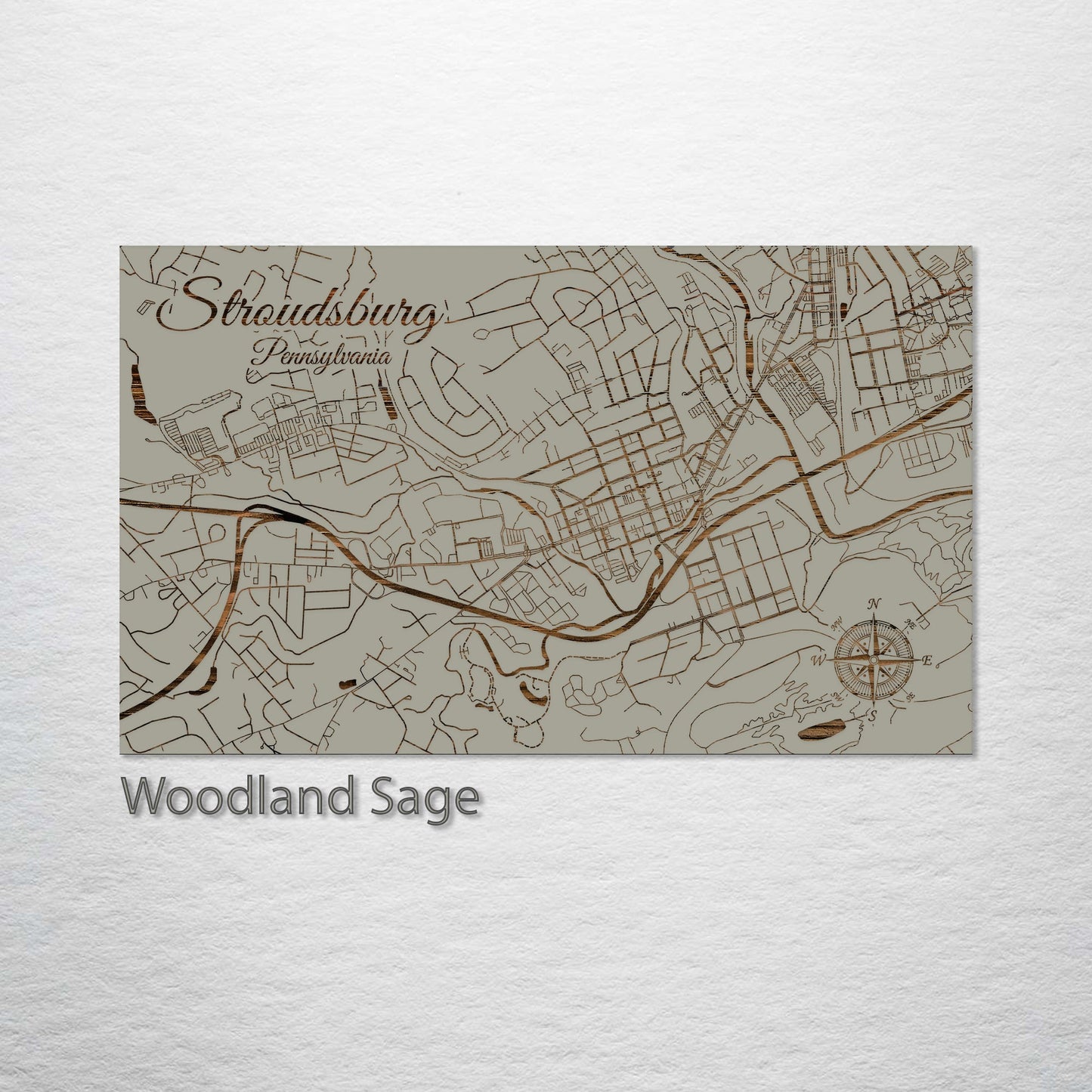 Stroudsburg, Pennsylvania Street Map