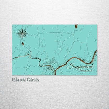Sugarcreek, Pennsylvania Street Map