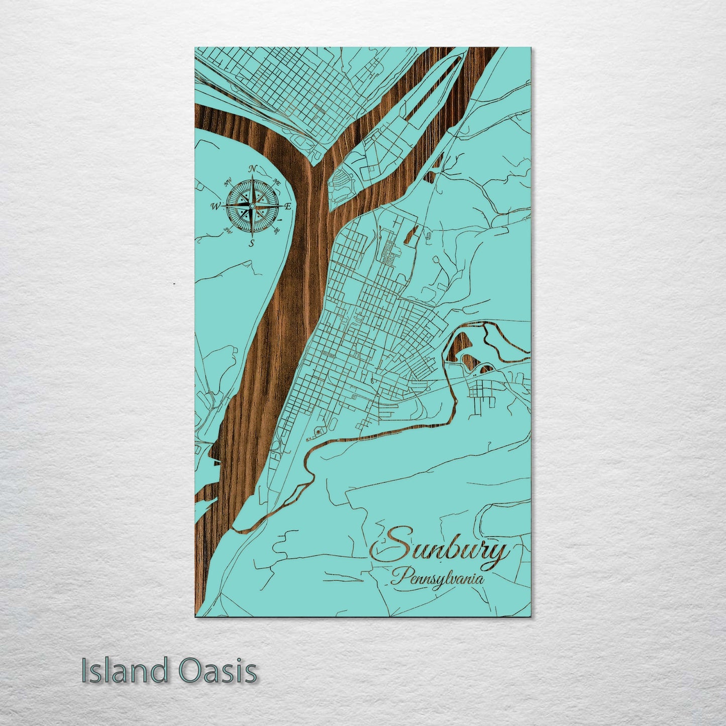 Sunbury, Pennsylvania Street Map