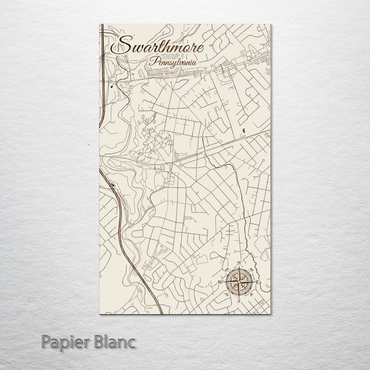 Swarthmore, Pennsylvania Street Map