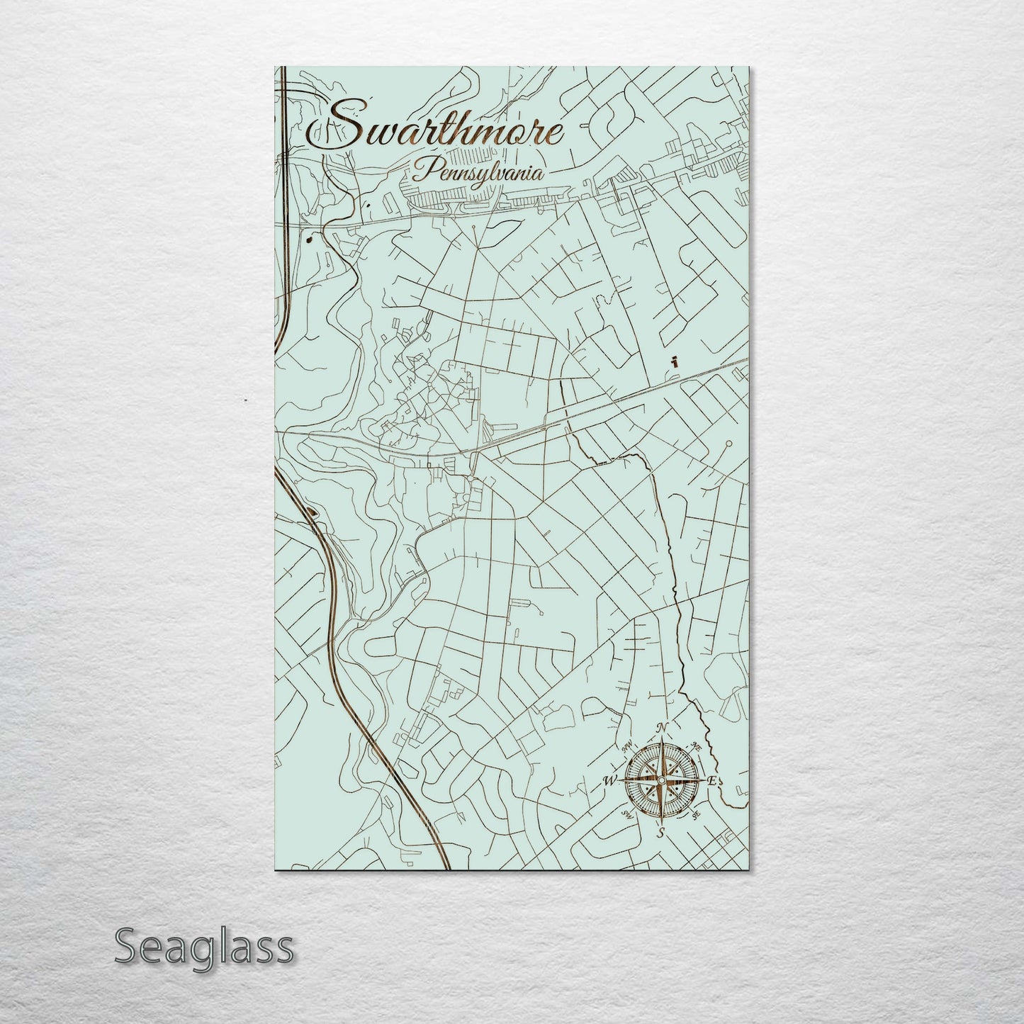 Swarthmore, Pennsylvania Street Map
