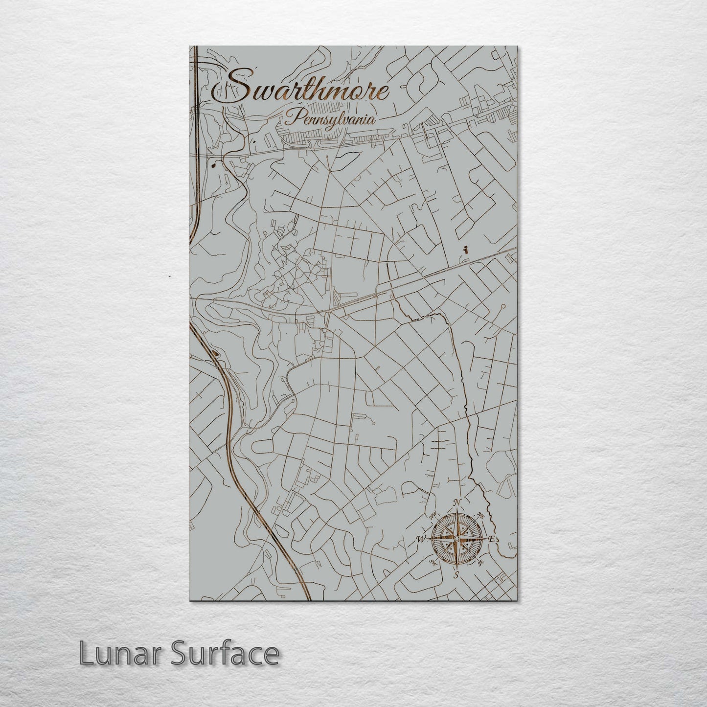 Swarthmore, Pennsylvania Street Map