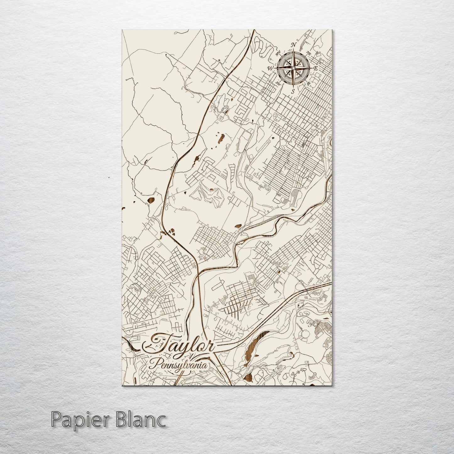 Taylor, Pennsylvania Street Map