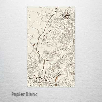 Taylor, Pennsylvania Street Map