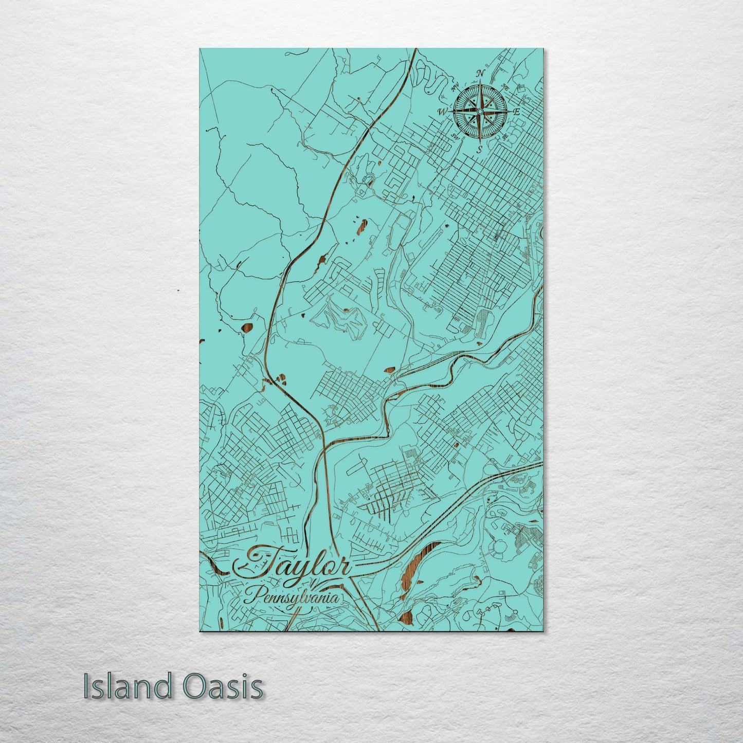 Taylor, Pennsylvania Street Map