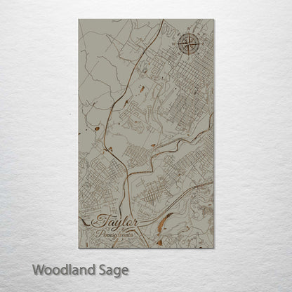 Taylor, Pennsylvania Street Map