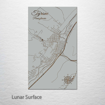 Tyrone, Pennsylvania Street Map