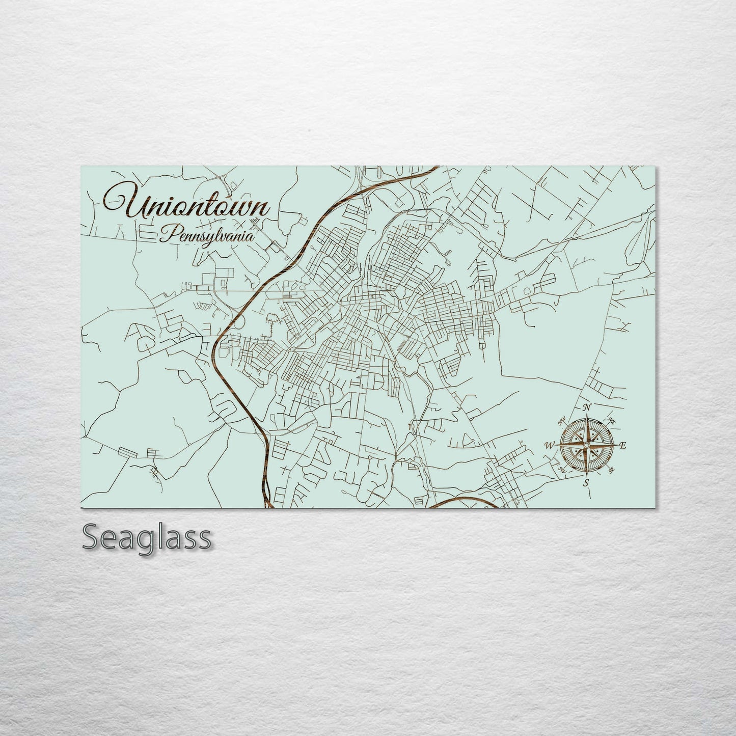 Uniontown, Pennsylvania Street Map