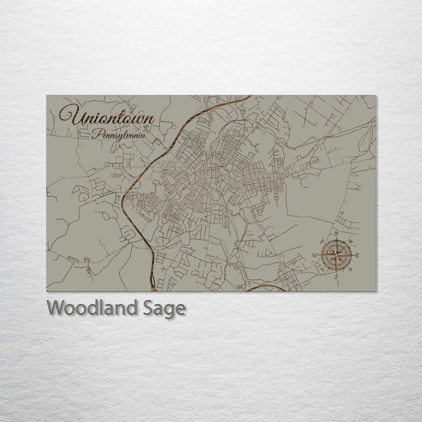 Uniontown, Pennsylvania Street Map