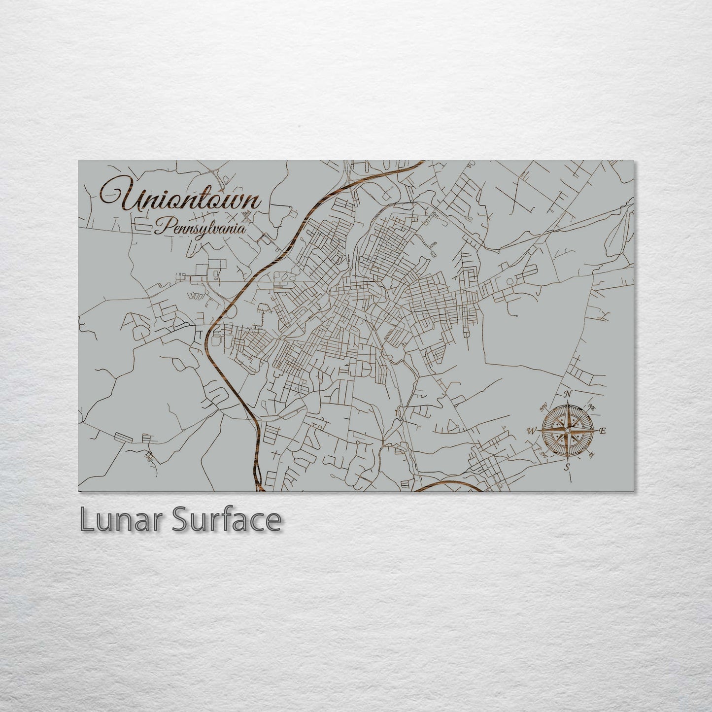 Uniontown, Pennsylvania Street Map