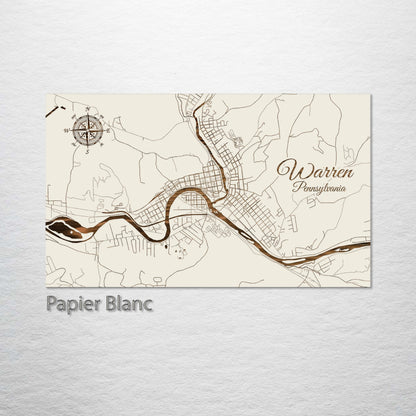 Warren, Pennsylvania Street Map