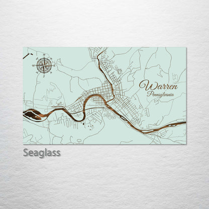 Warren, Pennsylvania Street Map