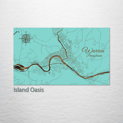 Warren, Pennsylvania Street Map