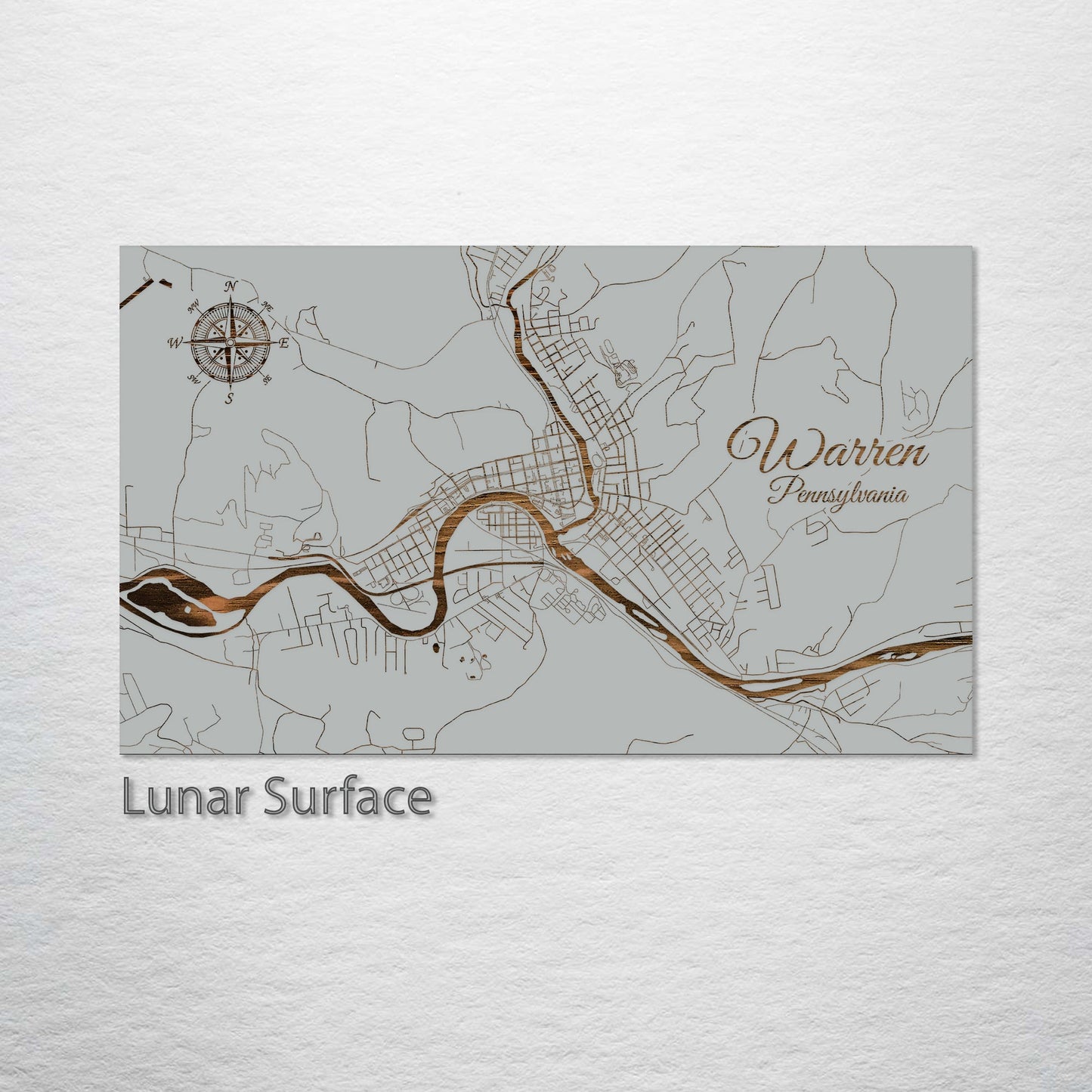 Warren, Pennsylvania Street Map