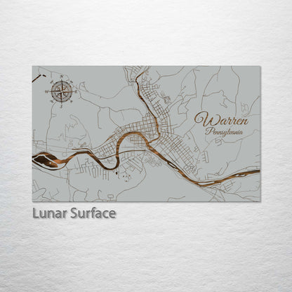 Warren, Pennsylvania Street Map