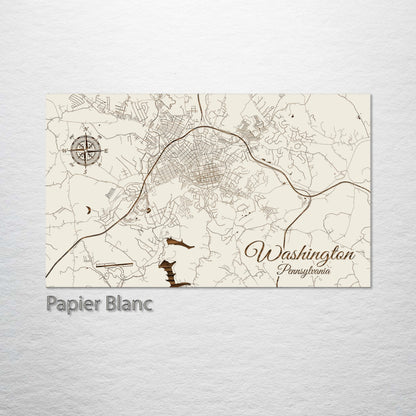 Washington, Pennsylvania Street Map