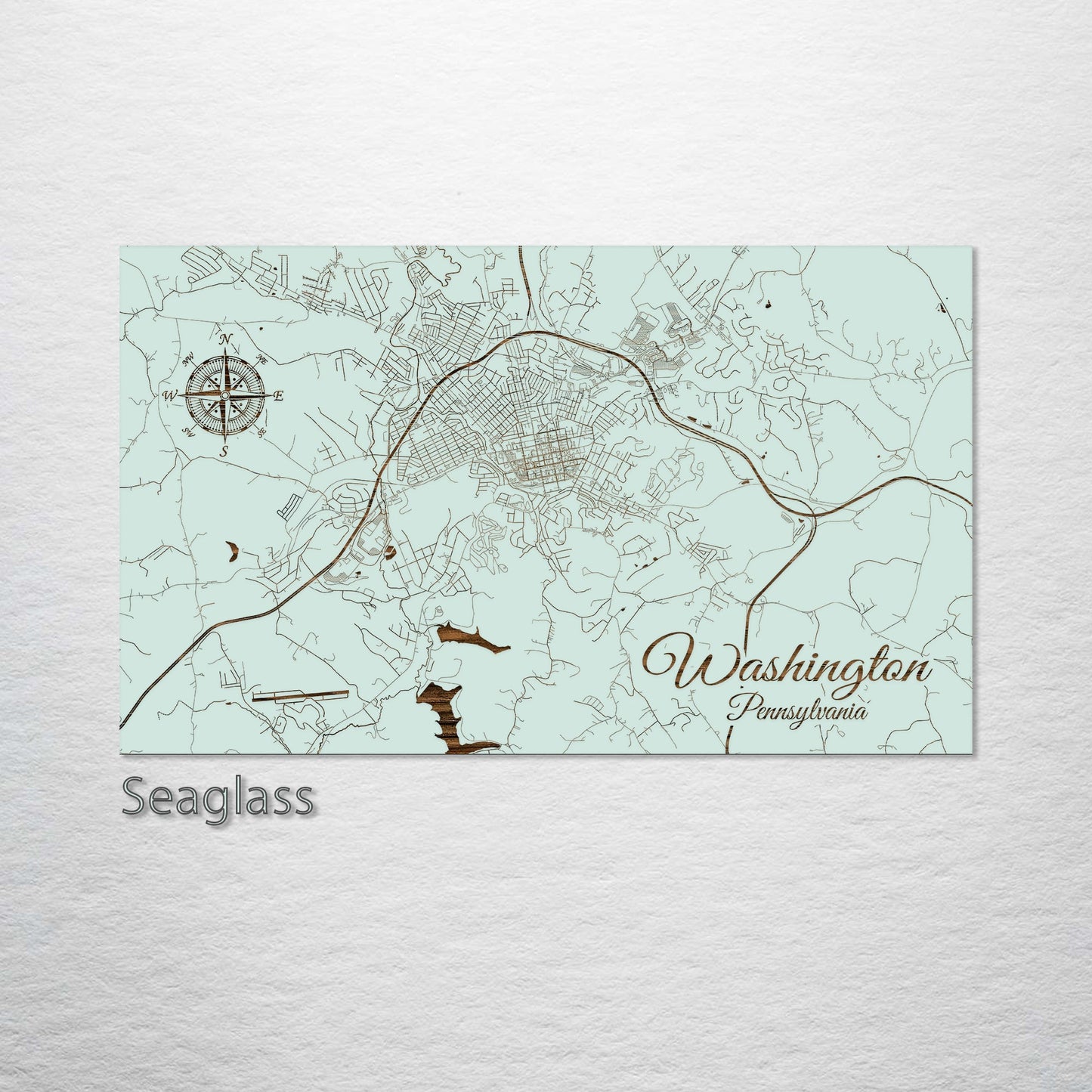 Washington, Pennsylvania Street Map