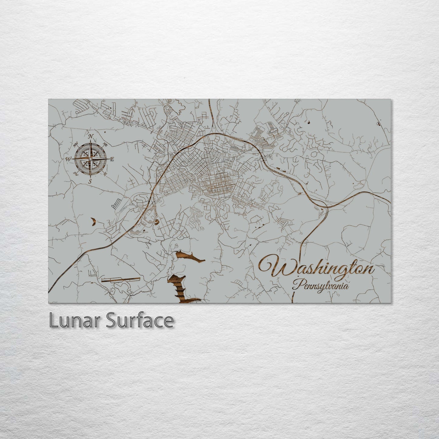 Washington, Pennsylvania Street Map