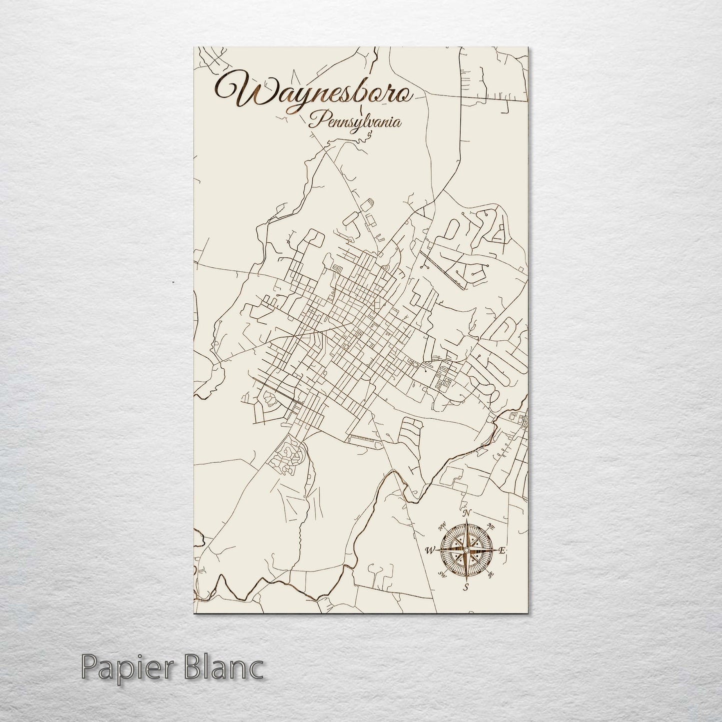 Waynesboro, Pennsylvania Street Map