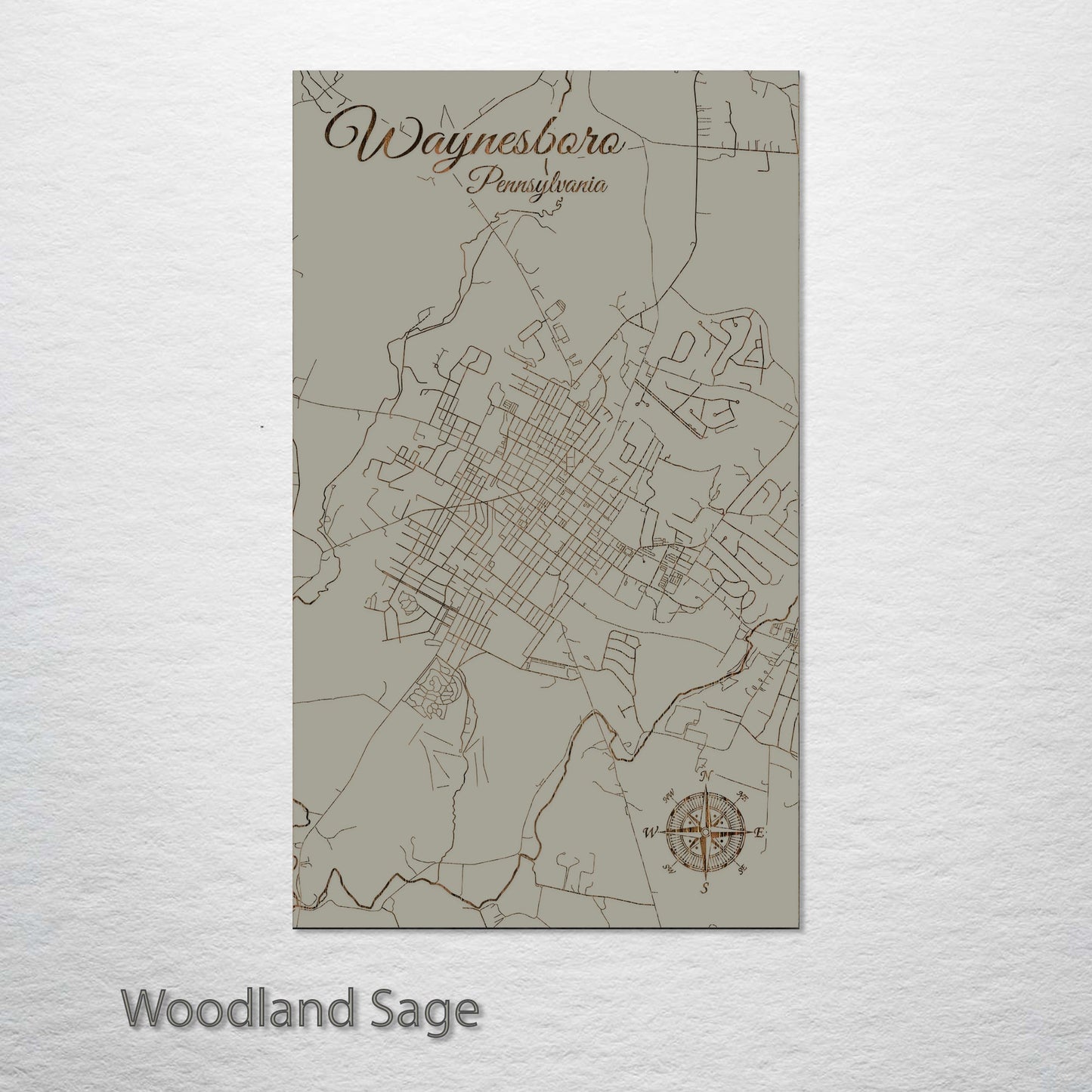 Waynesboro, Pennsylvania Street Map