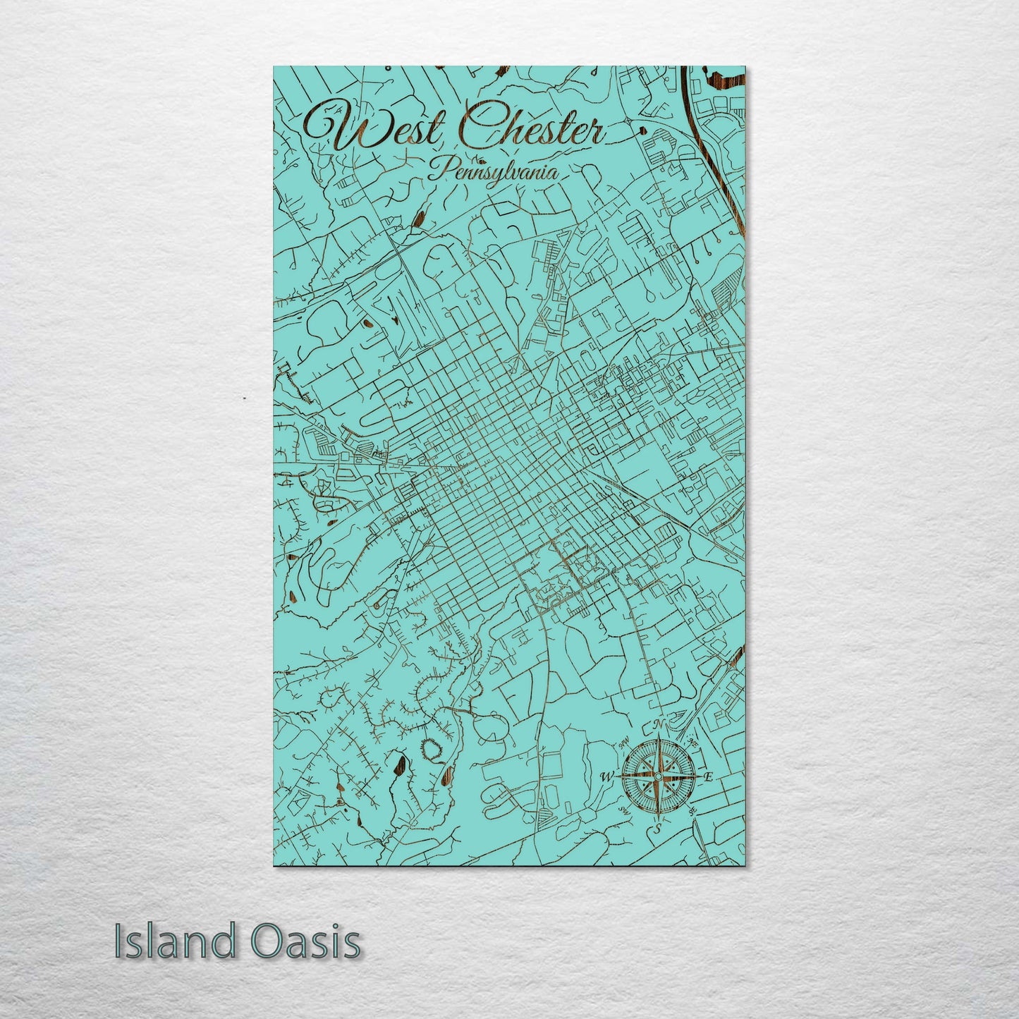 West Chester, Pennsylvania Street Map