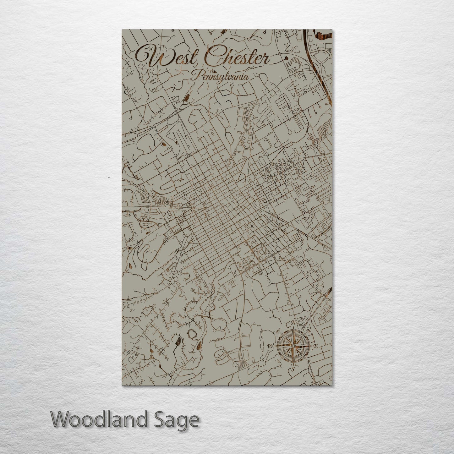 West Chester, Pennsylvania Street Map