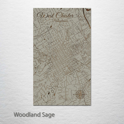 West Chester, Pennsylvania Street Map