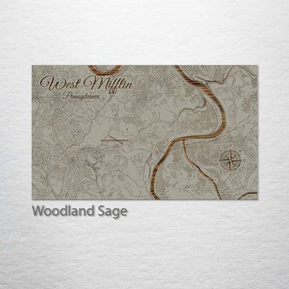 West Mifflin, Pennsylvania Street Map