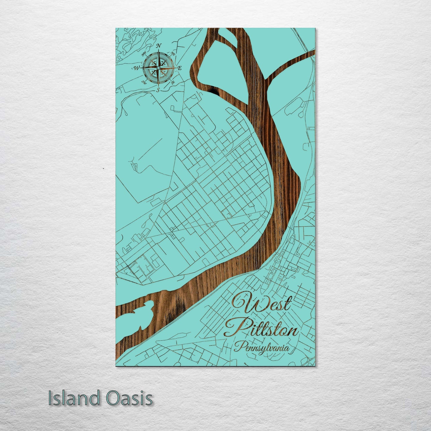 West Pittston, Pennsylvania Street Map