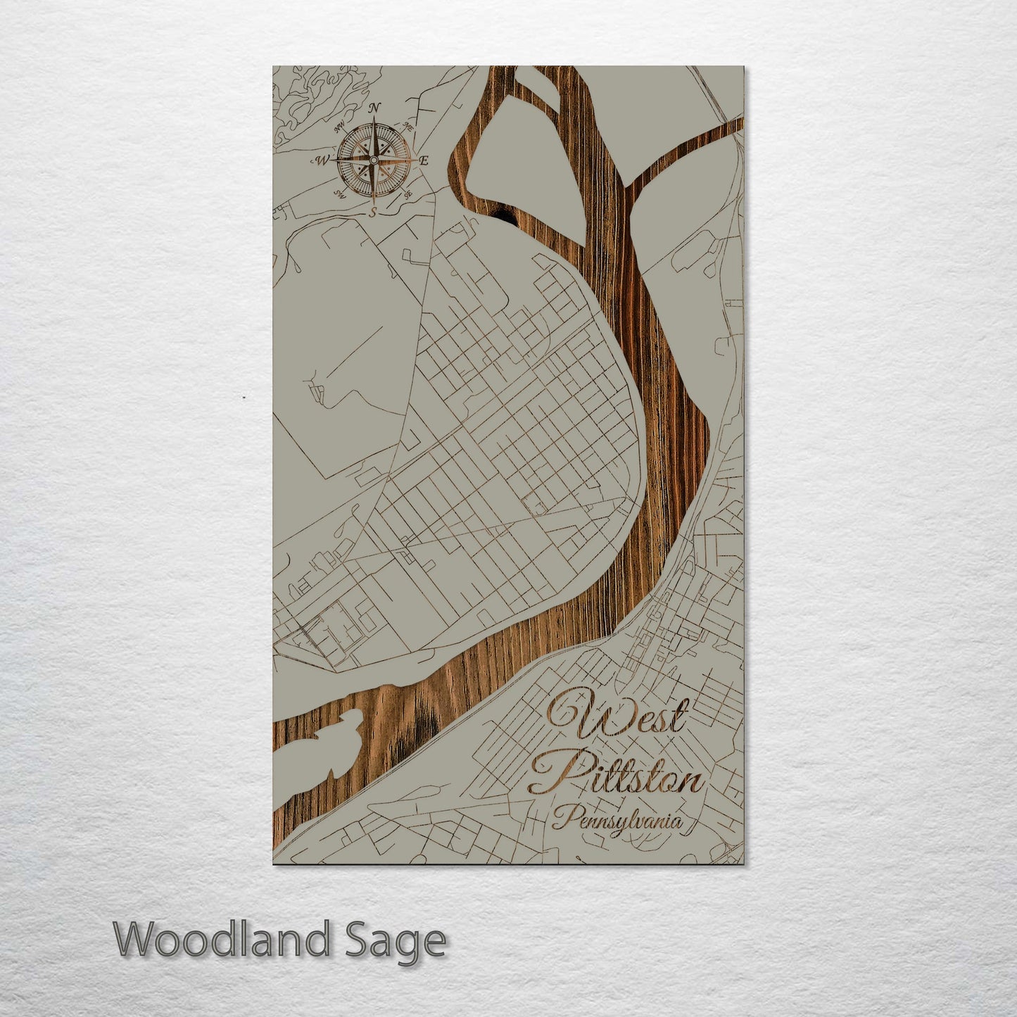 West Pittston, Pennsylvania Street Map