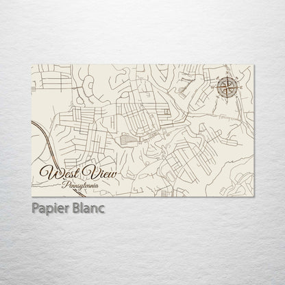 West View, Pennsylvania Street Map