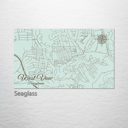 West View, Pennsylvania Street Map