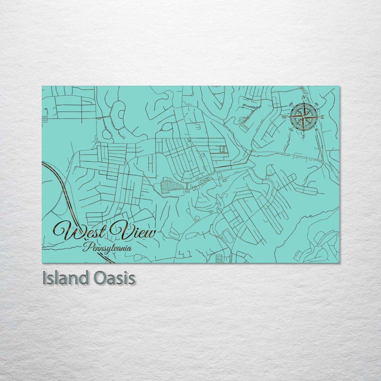 West View, Pennsylvania Street Map