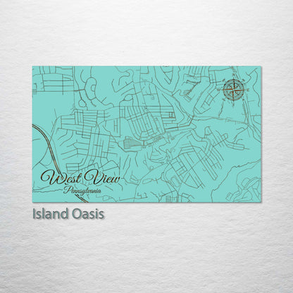 West View, Pennsylvania Street Map