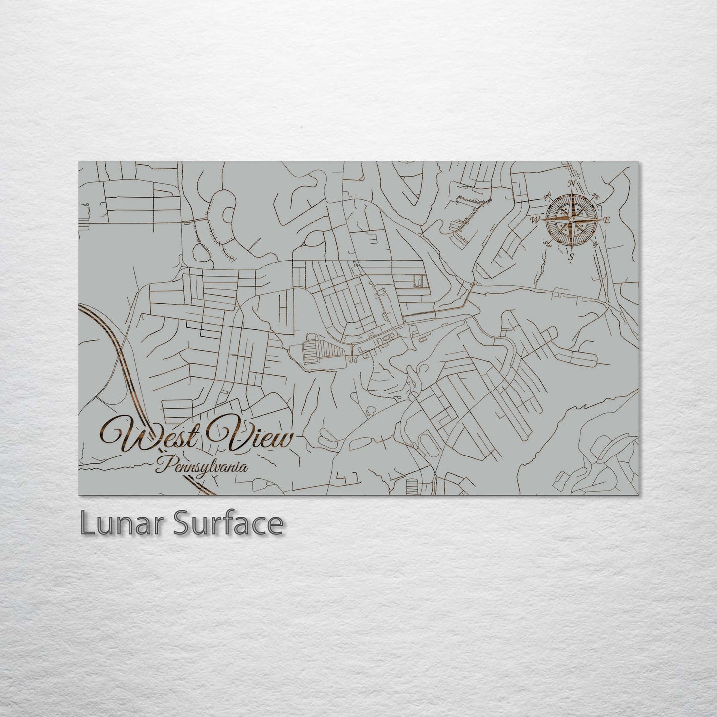 West View, Pennsylvania Street Map