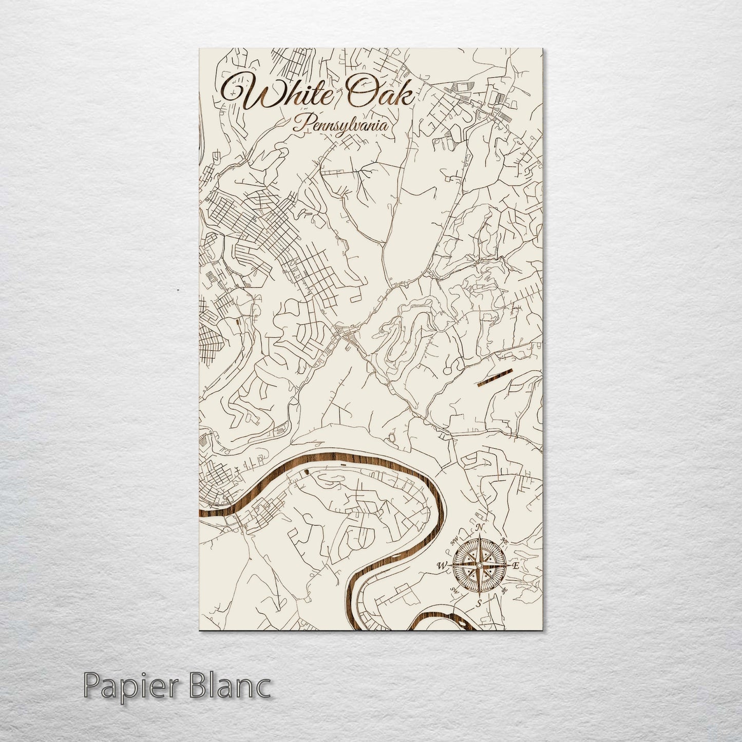 White Oak, Pennsylvania Street Map