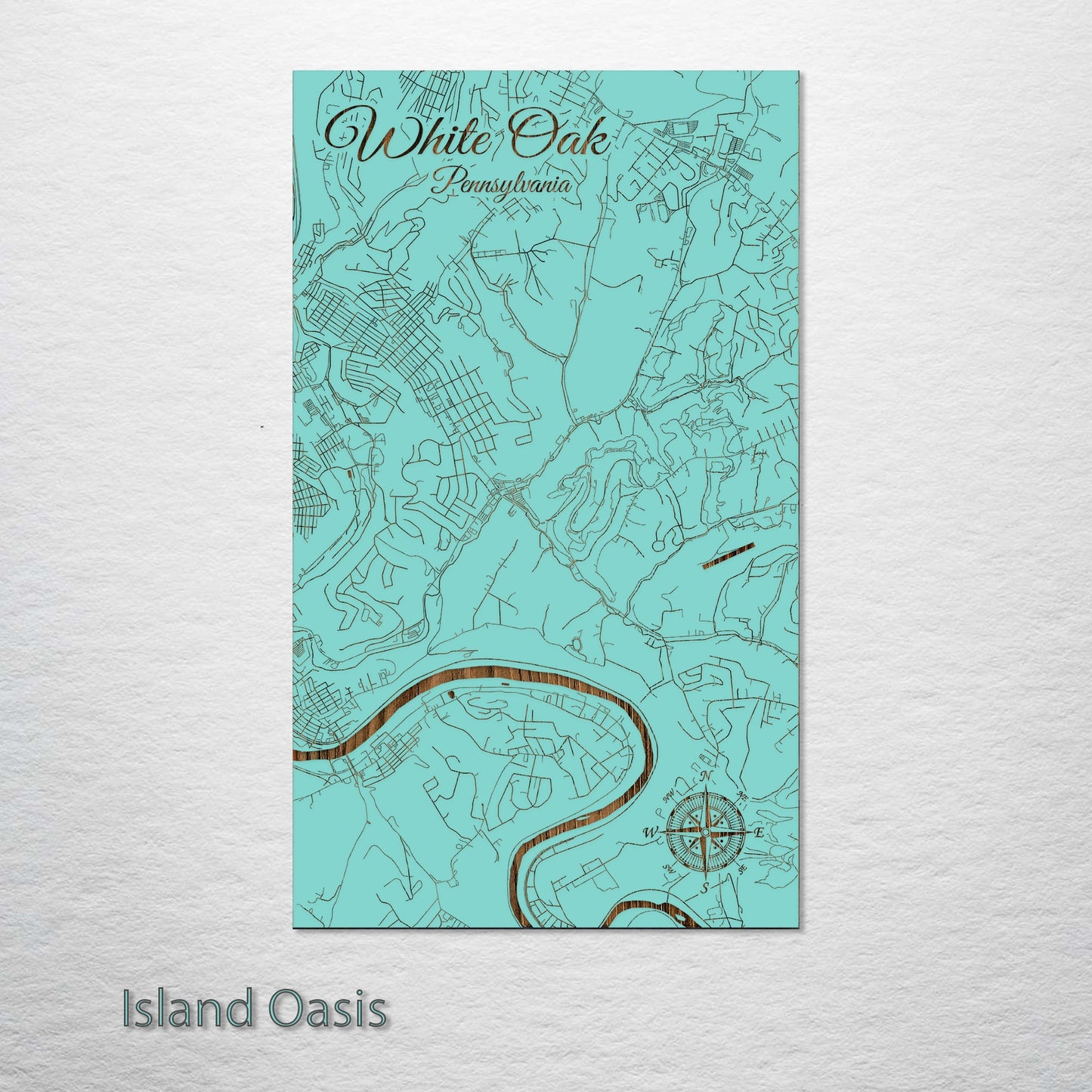 White Oak, Pennsylvania Street Map