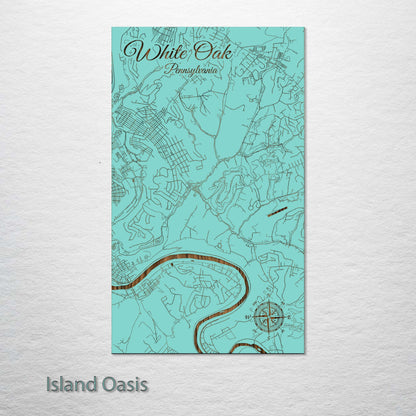 White Oak, Pennsylvania Street Map
