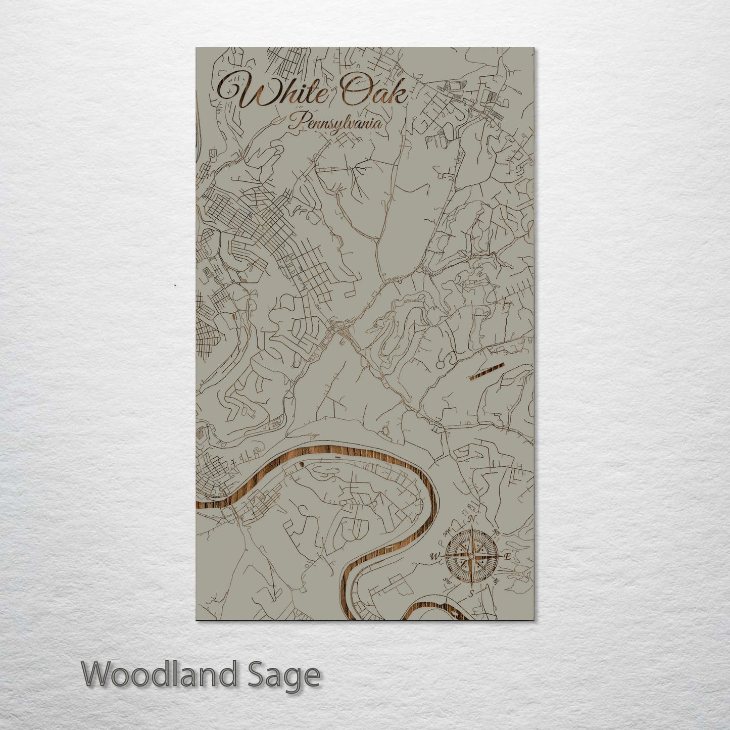 White Oak, Pennsylvania Street Map