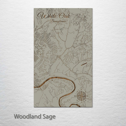 White Oak, Pennsylvania Street Map