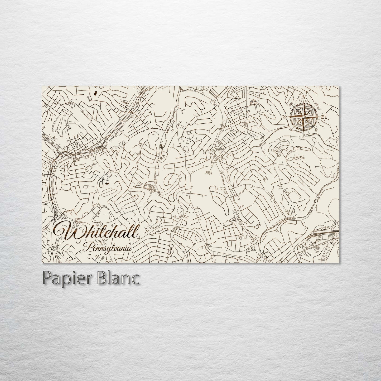 Whitehall, Pennsylvania Street Map