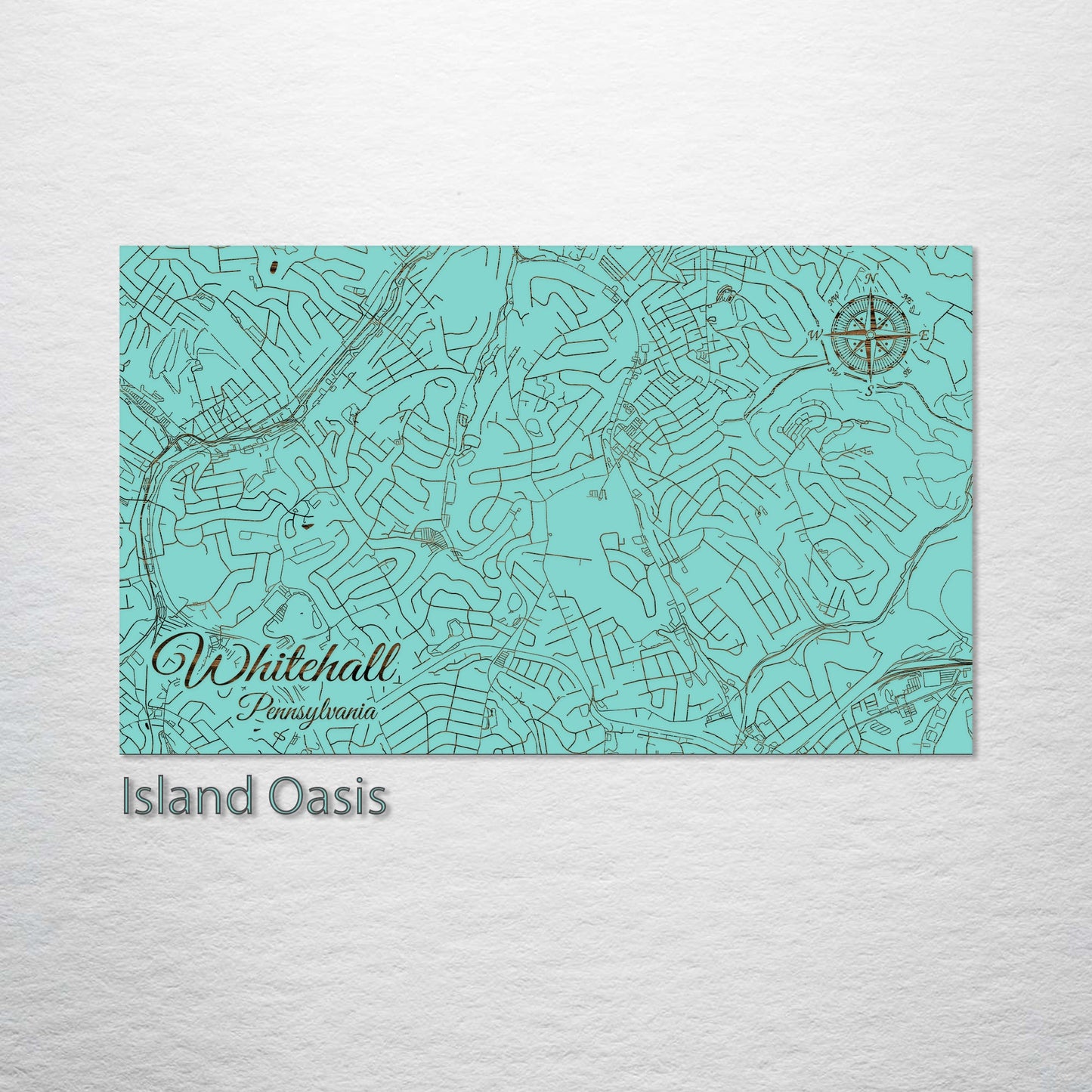 Whitehall, Pennsylvania Street Map