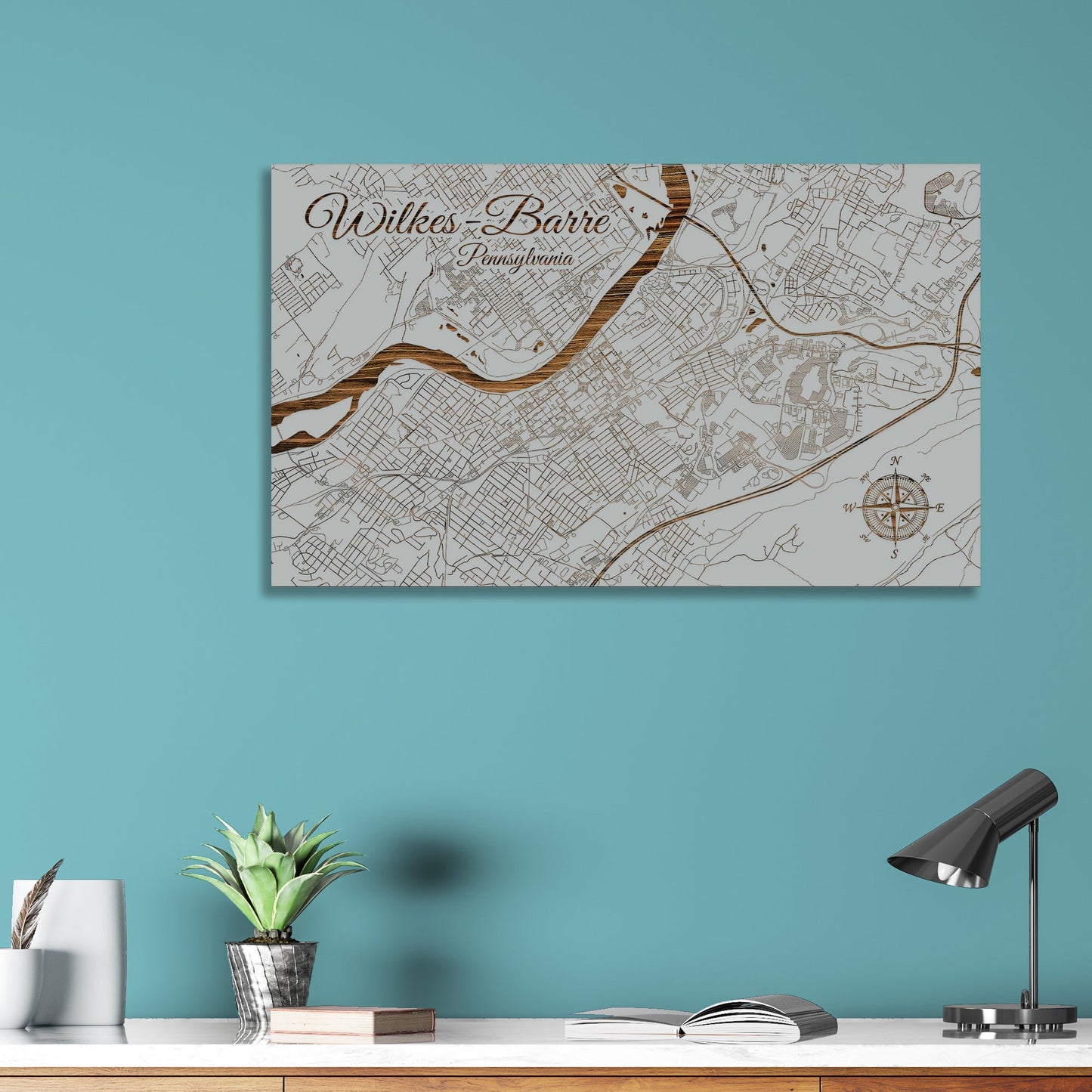 Wilkes-Barre, Pennsylvania Street Map