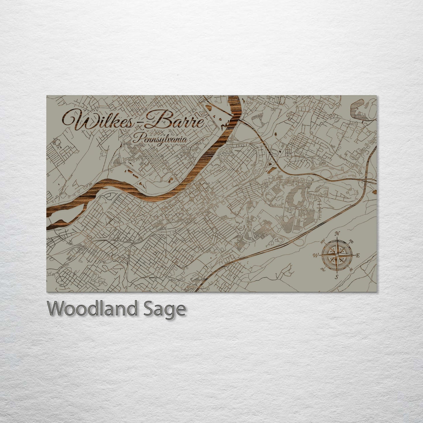 Wilkes-Barre, Pennsylvania Street Map