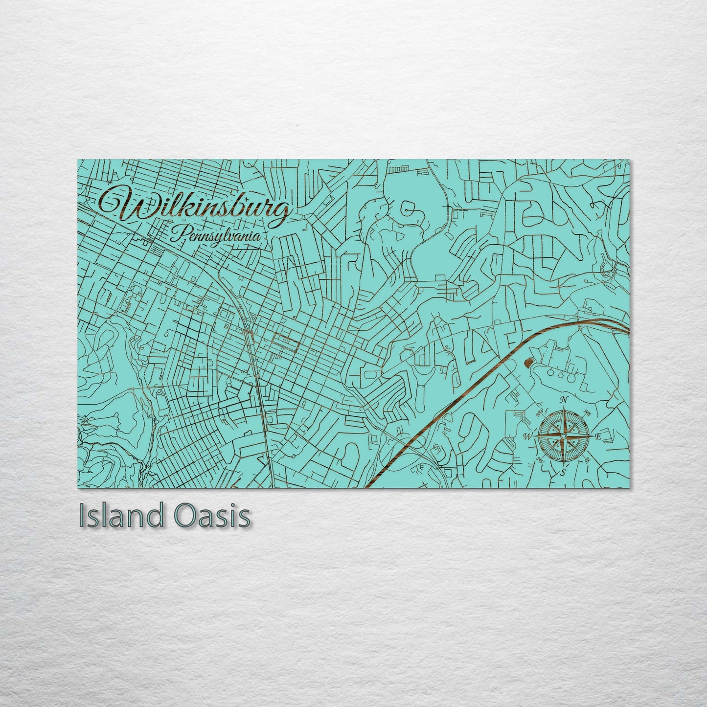 Wilkinsburg, Pennsylvania Street Map