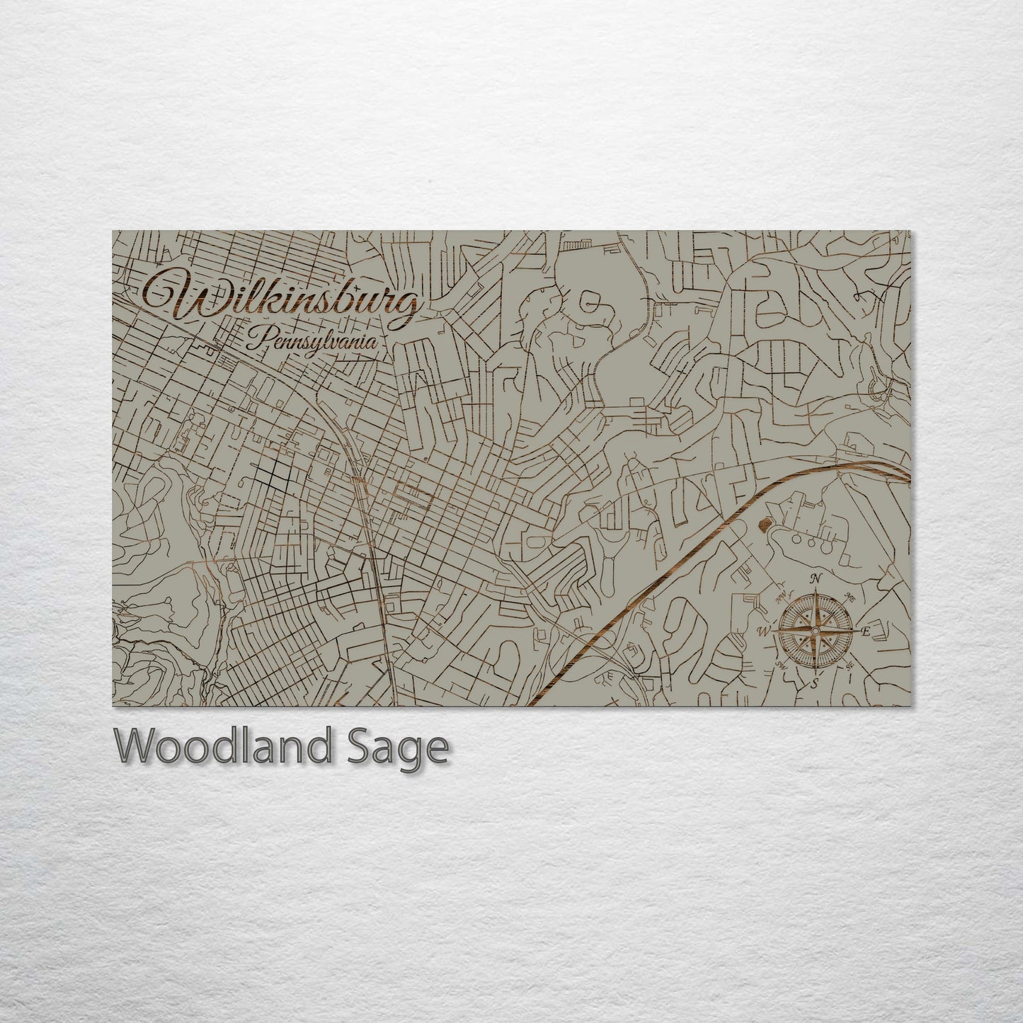 Wilkinsburg, Pennsylvania Street Map