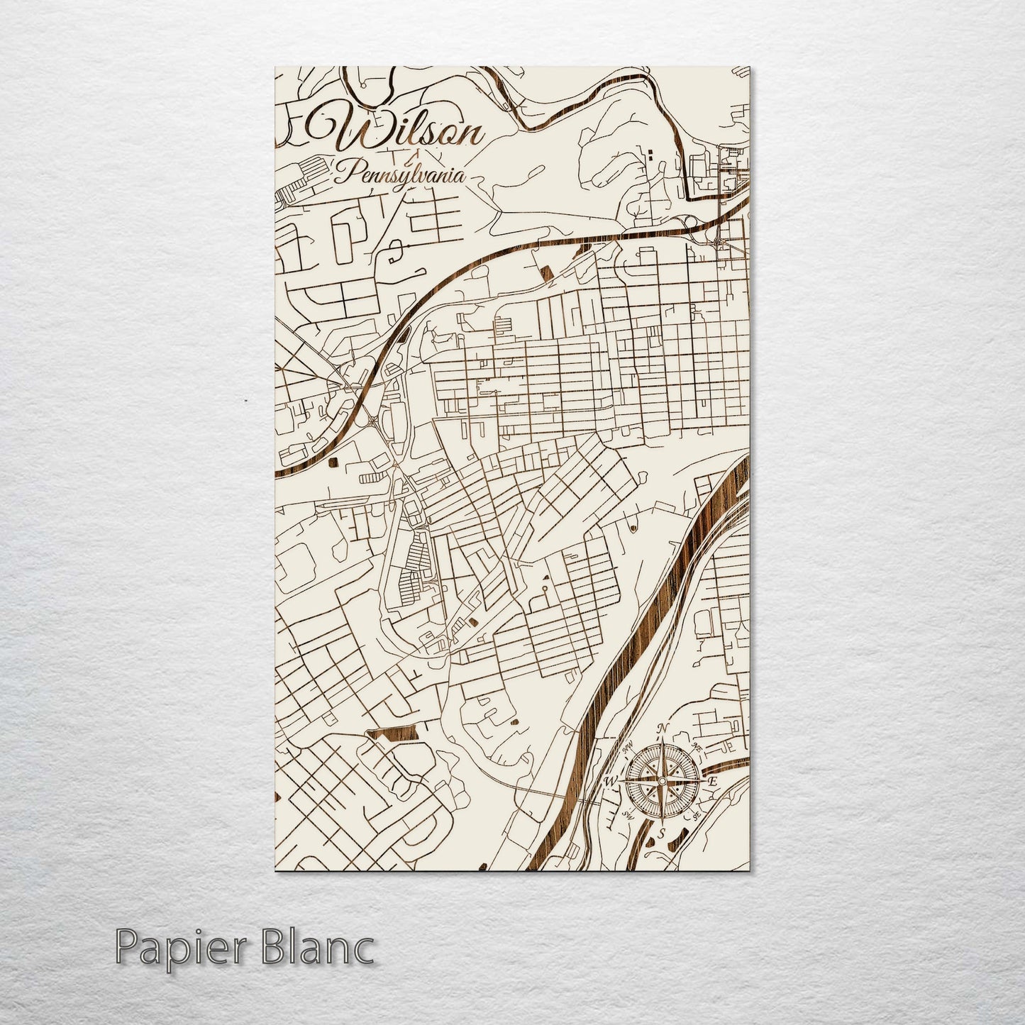 Wilson, Pennsylvania Street Map