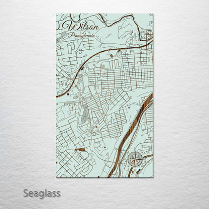 Wilson, Pennsylvania Street Map