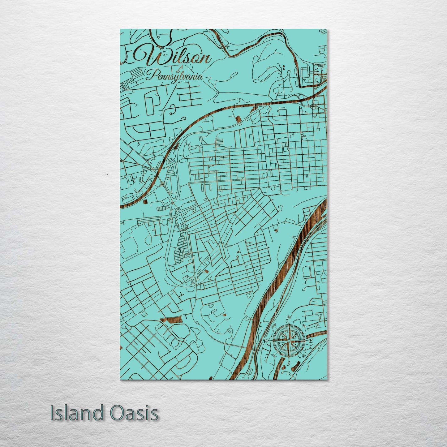 Wilson, Pennsylvania Street Map